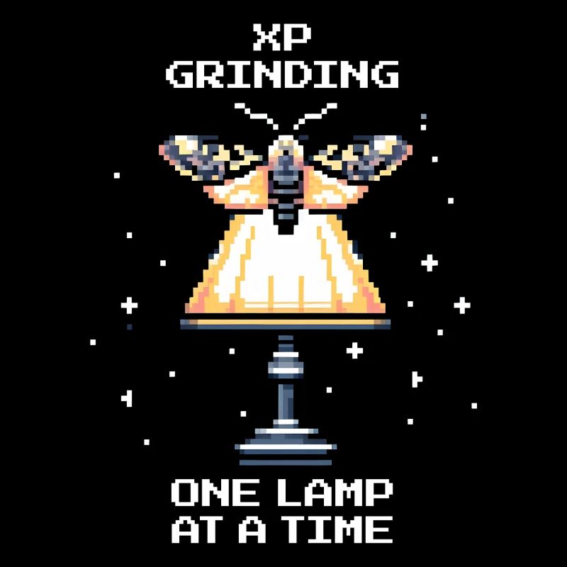 XP Grinding | Motte Gamer Spruch