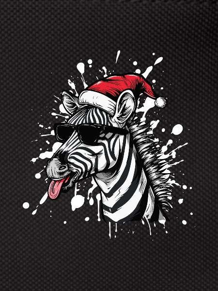 Zebra Christmas Funny