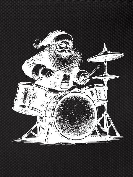 Music Christmas Man Drumming XMas