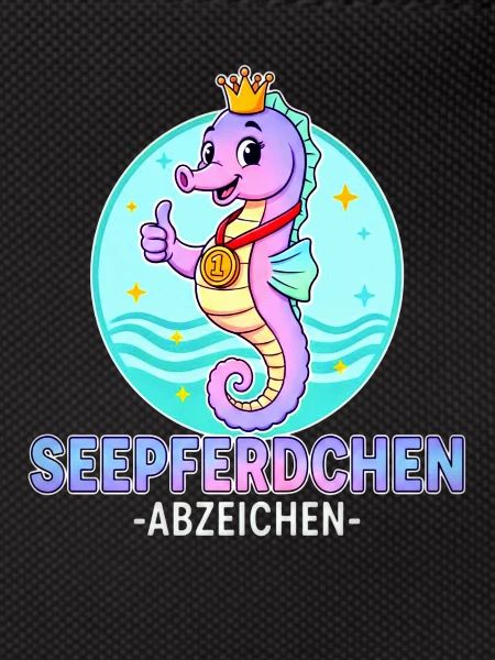 Seahorse Badge with Gradient