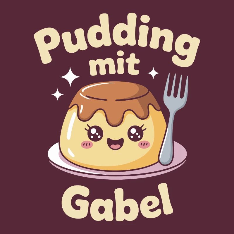Pudding Mit Gabel