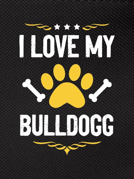 J’aime mon bouledogue