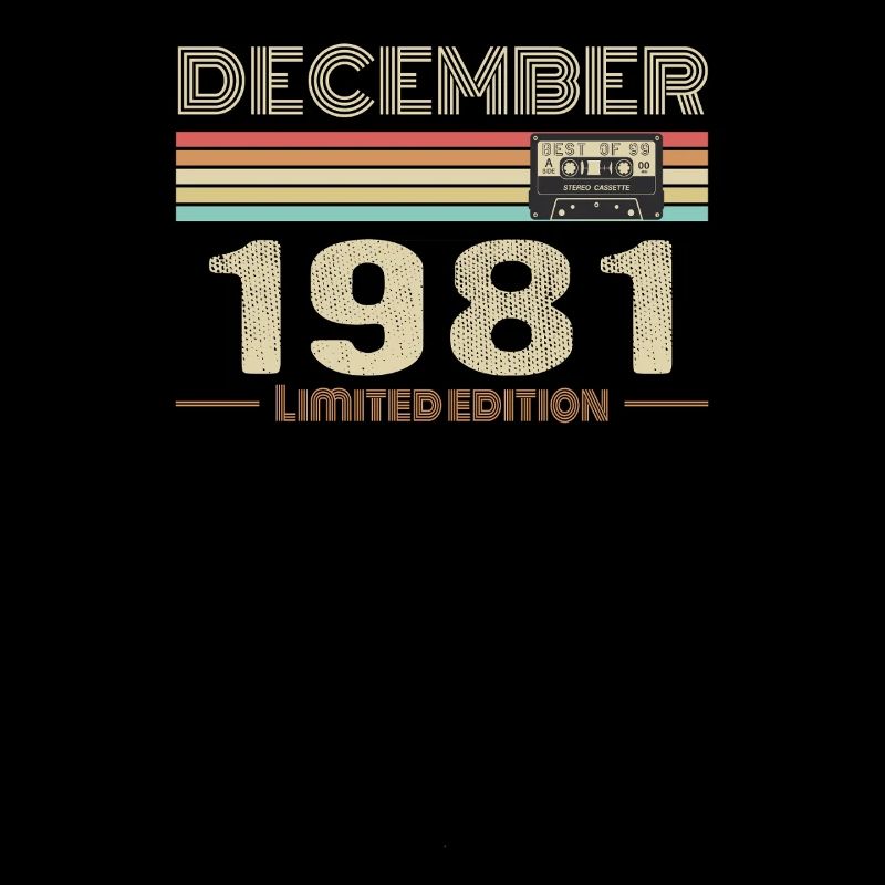 Décembre 1981 anniversaire Décembre 1981 Décembre