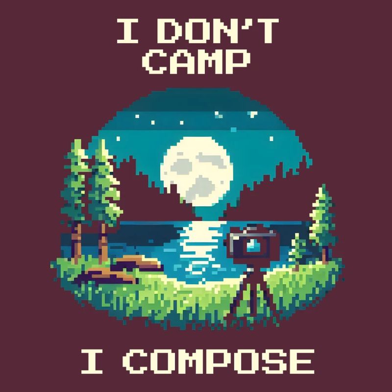 Je ne campe pas, je compose | Composition