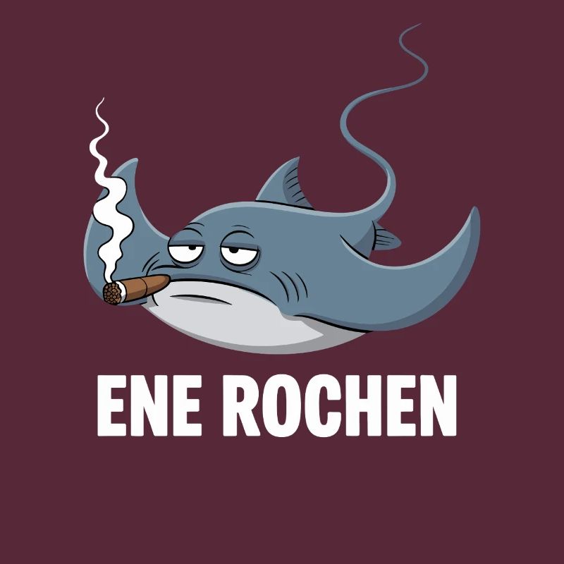 Ene Rochen Raucher Spruch Zigarette Kippe Rauchen