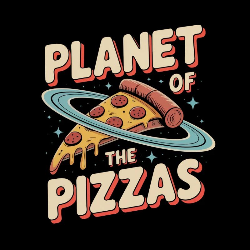 La planète des pizzas - Retro Pizza