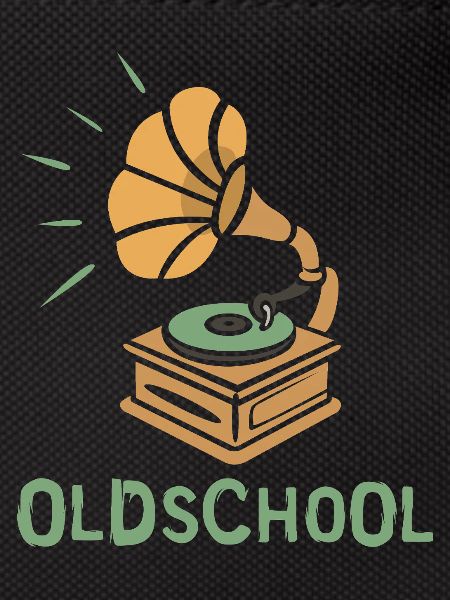Oldschool Gramophone Retro Design