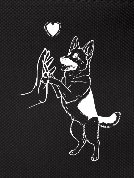 German Shepherd Art Dog