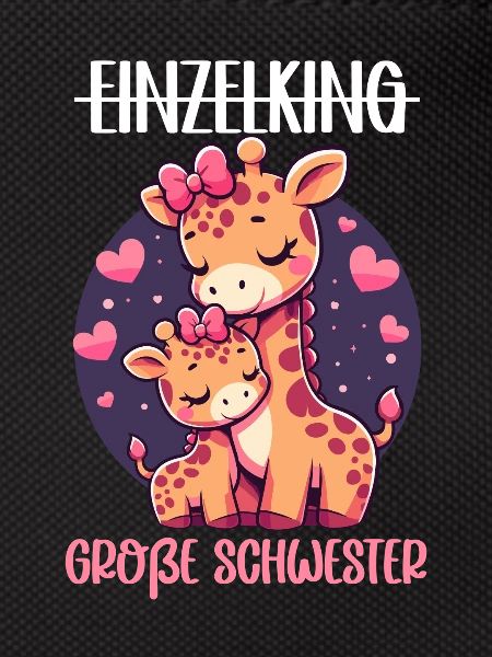 Big Sister Giraffe Sibling