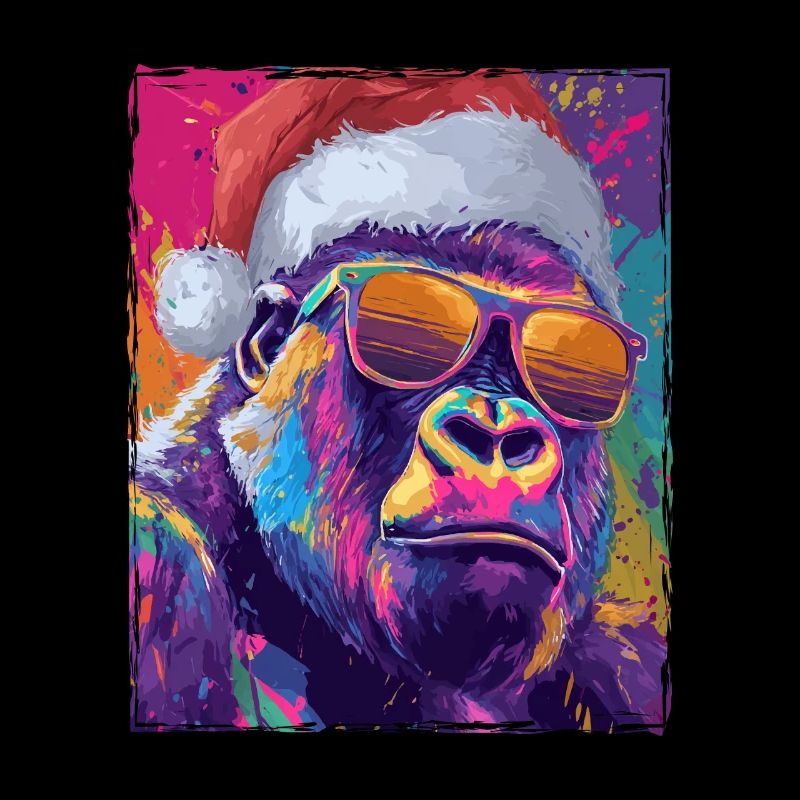 Portrait de Noël du Gorille