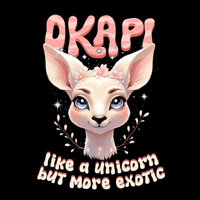 L’okapi comme une licorne mais plus exotique