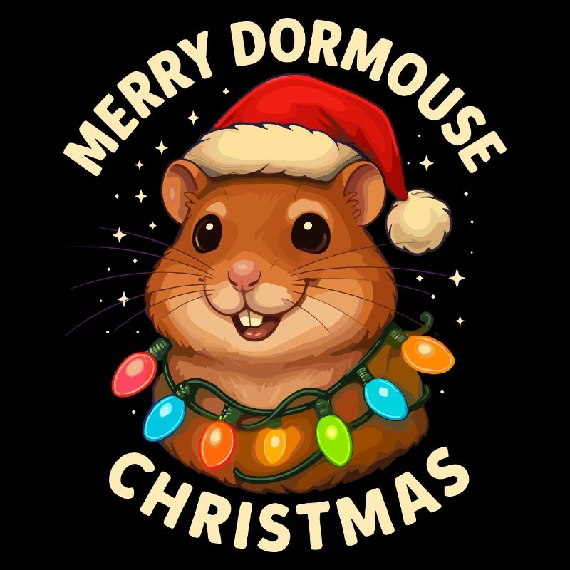 Dors du Père Noël de Noël drôle, mignon