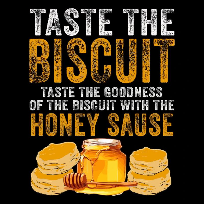 Taste the Biscuit with Honey Sauce