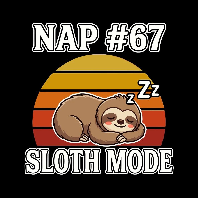 Sloth Nap 67 Meme Argot Mode Paresseuse