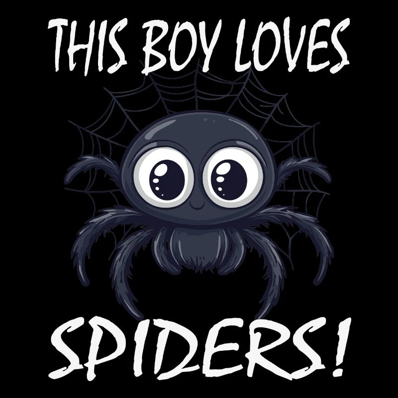 Boy loves spiders