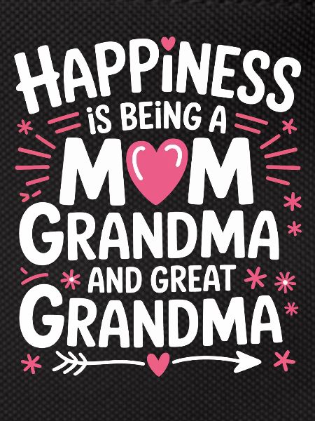 Happiness Design: Mama Oma Großmutter