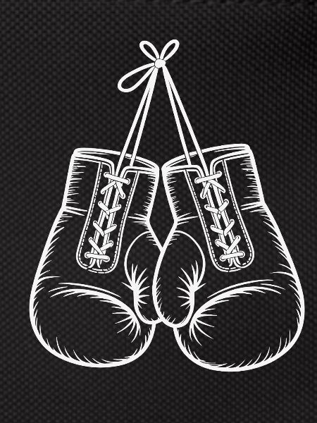 Handgemalte Boxhandschuhe Duo