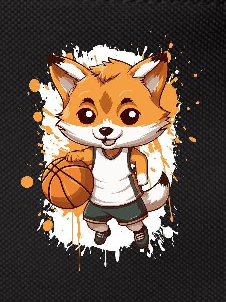 Basketball Fuchs Comic