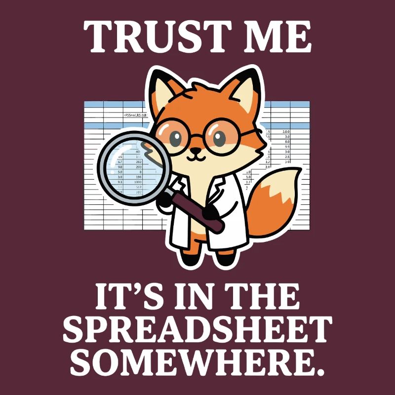 Crois-moi, c’est dans le tableur quelque part, Fox