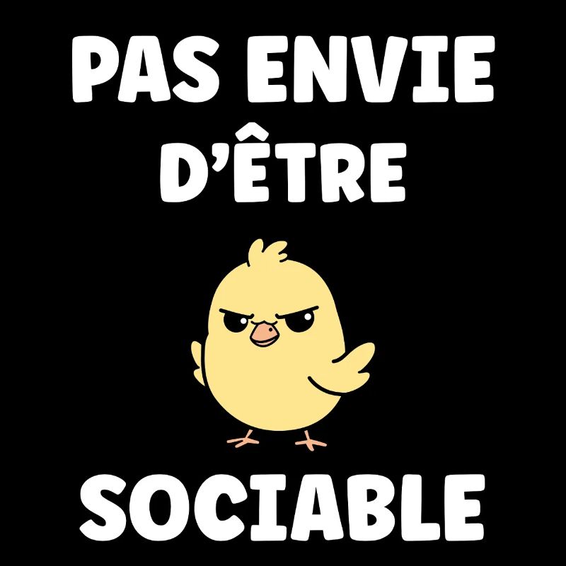 Pas envie d'être sociable