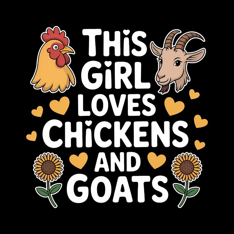 Chickens Goats Saying Chicken Funny Chickens Gift