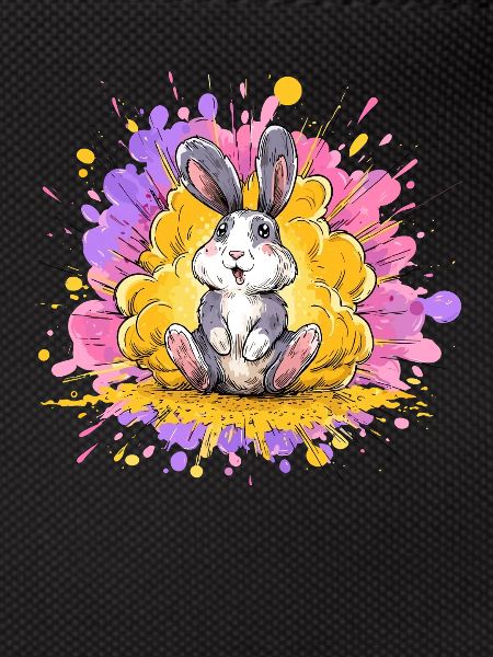 Hoppelbunny im Farbschauer