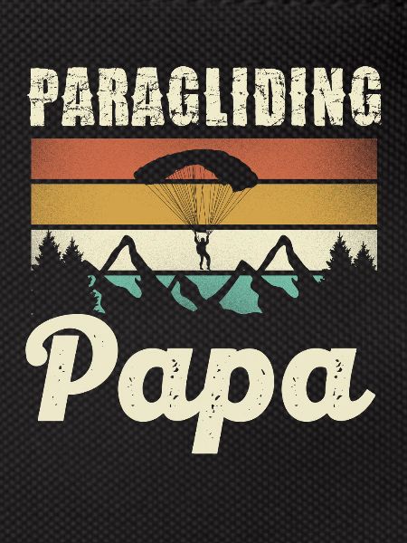 Paragliding Dad Motif