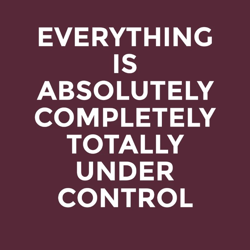 Everything Is Under Control – Witziger Spruch