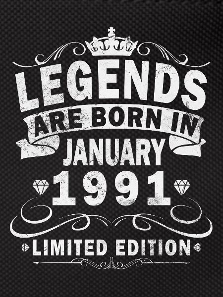 35th Birthday Legend January 1991