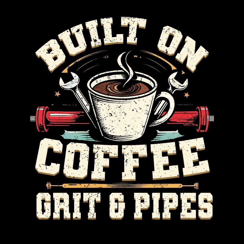 Constructeur de pipelines Pipelayer Grains de café et tuyaux