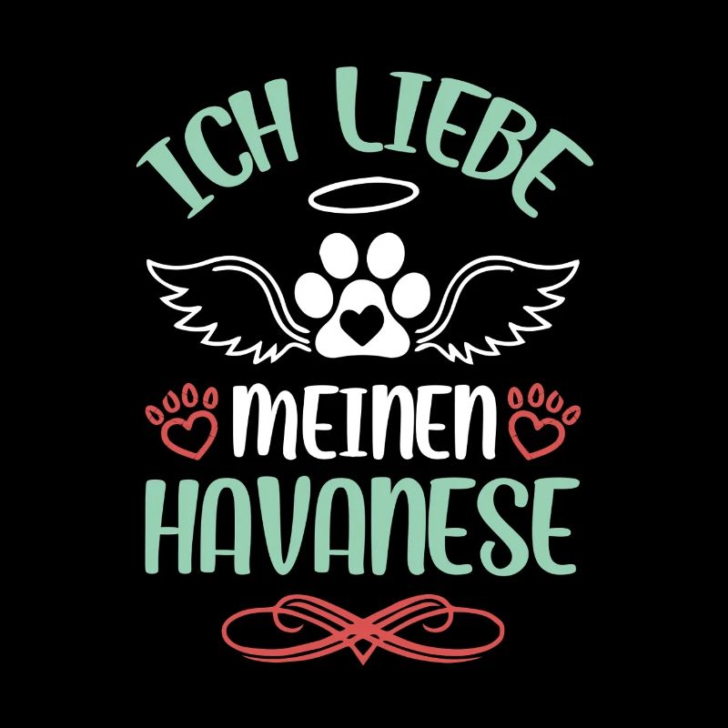 Havanese Liebe mit Flügeln