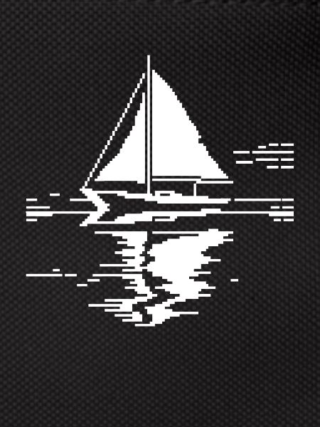 Sailboat Pixel Graphic