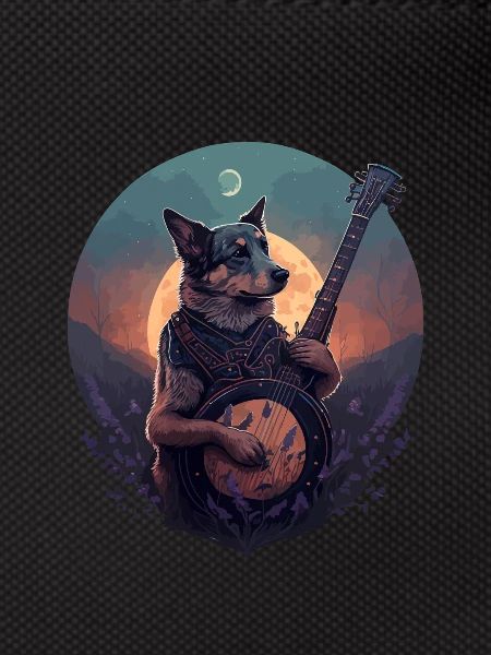 Banjo Playing Dog 