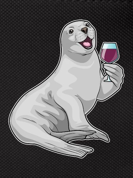 Seehund Rotwein