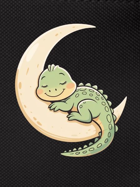 Moon Cuddle Dragon Sleep Dream