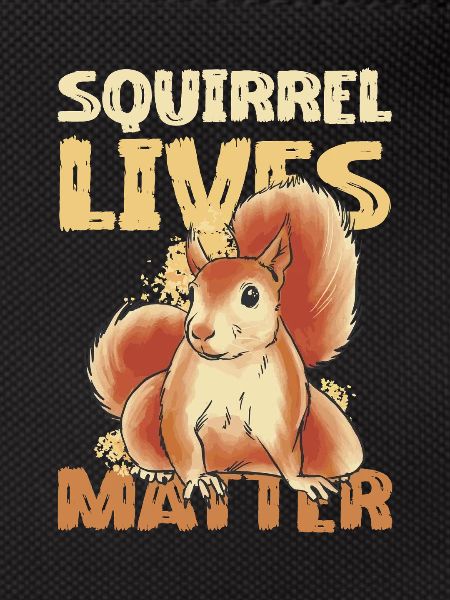 Squirrel Lives Matter Illustration