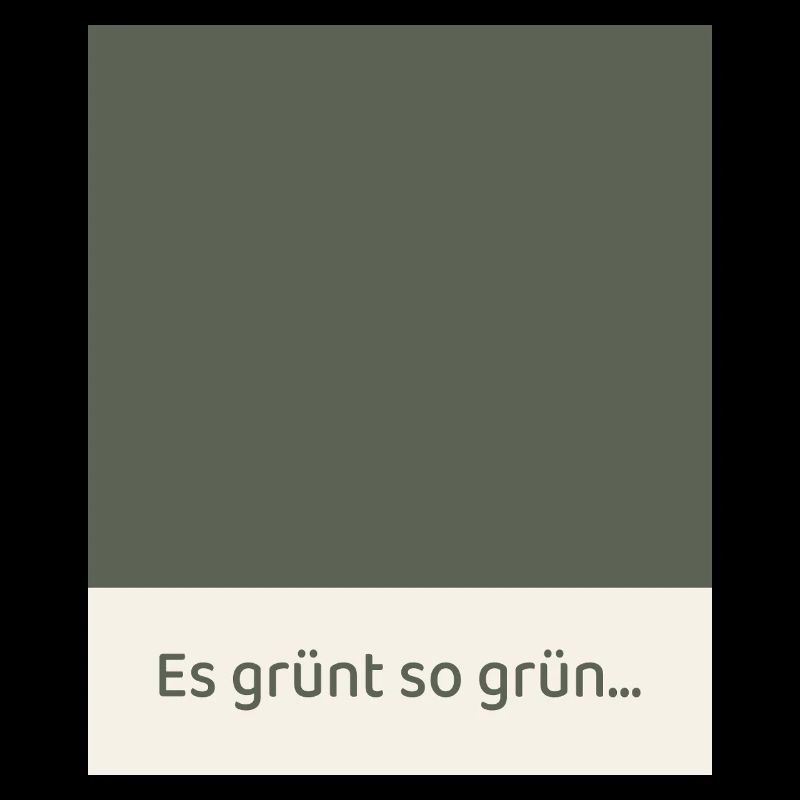 It's So Green – Modern Fields Poster