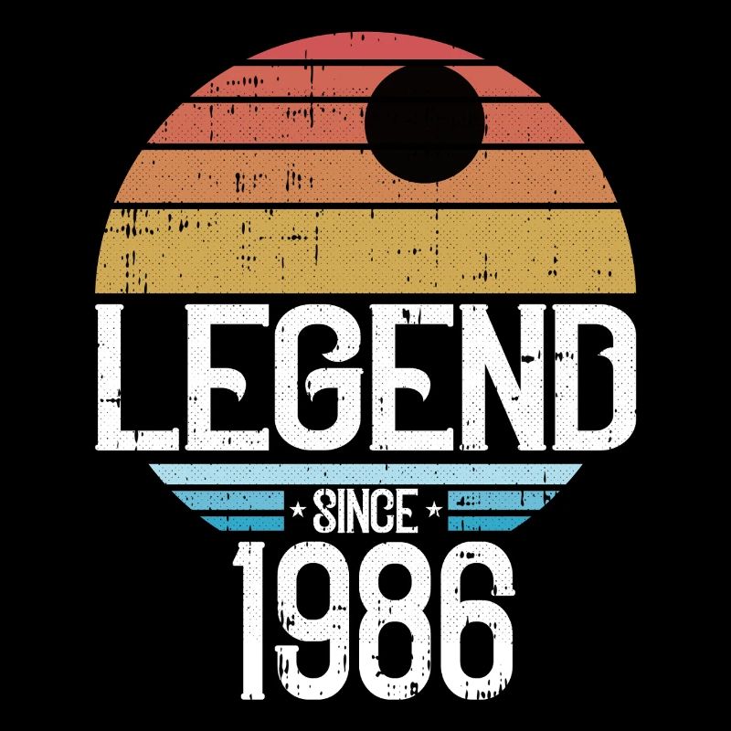 Legend 1986 Retro Sonnenlogo