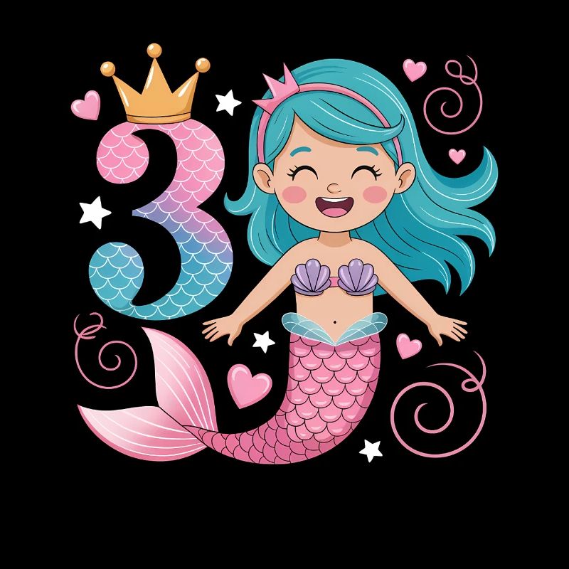 3e anniversaire de la sirène 3 ans