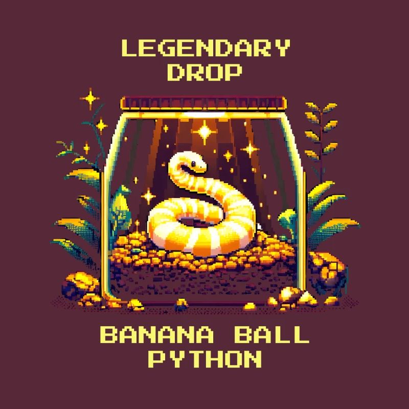 Découverte légendaire : python romain banane | Python