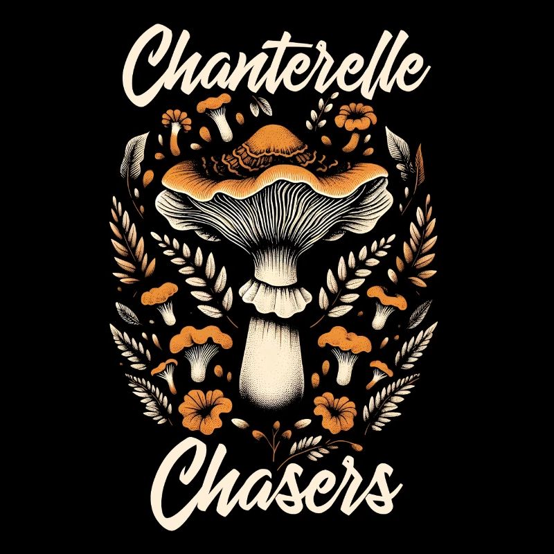 Chasseur de chantelles | Forêt de cueillette de champignons