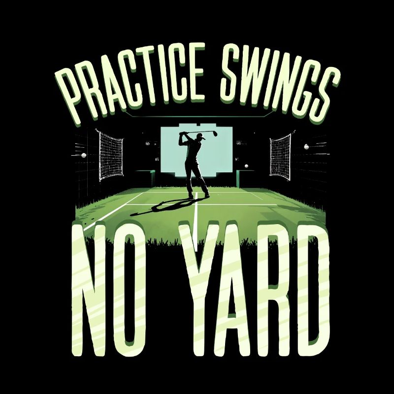 Simulateur de golf, swings d’entraînement sans yard