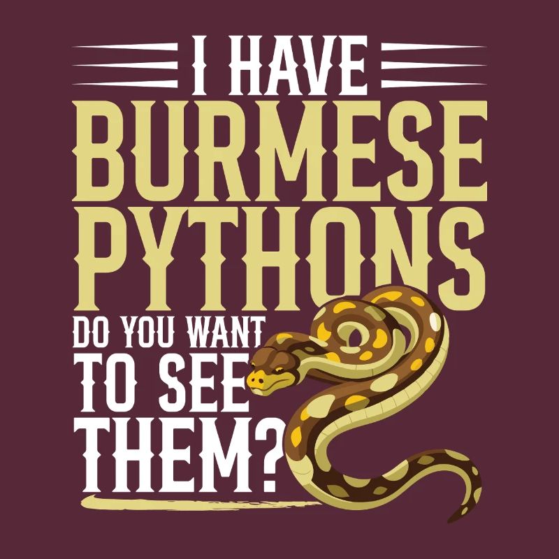 Burmesische Python HDE Schlangen-Stofftier-Reptil