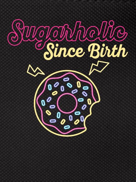 Neon Sugar Donut Since Birth