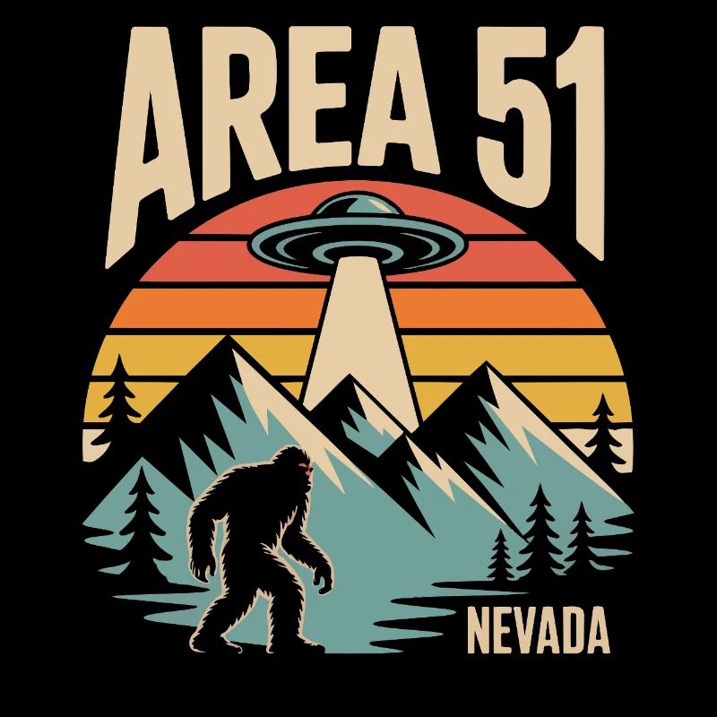 Area 51 Nevada UFO Rétro Design