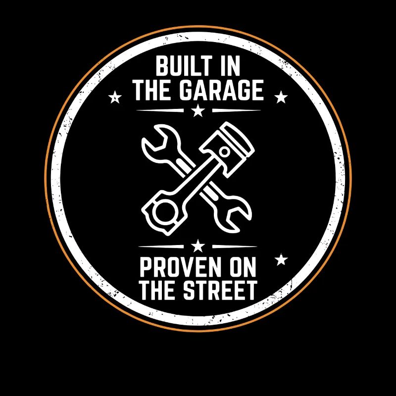 Garage Schrauber Emblem Built In The Garage