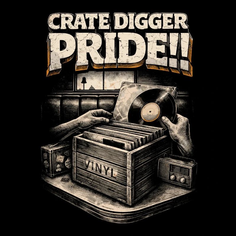 Disques vinyles de collection Fierté de Crate Digger