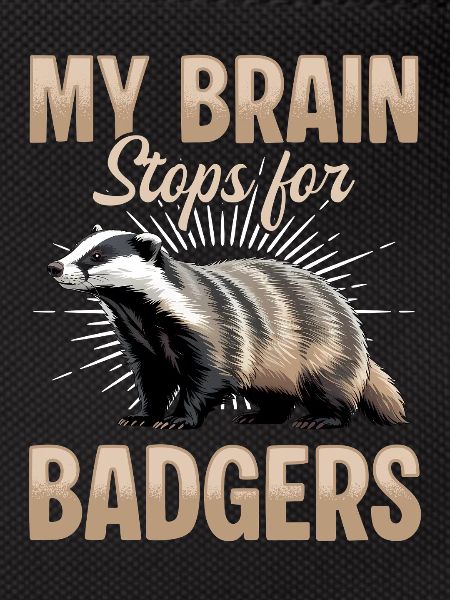 Funny Animal Badger