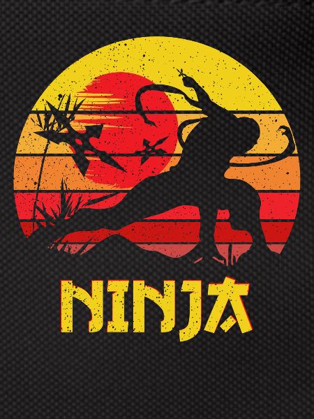 Sunset Ninja Silhouette