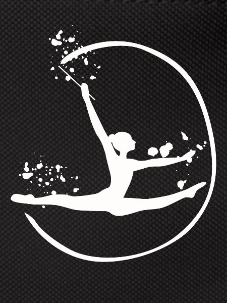 Gymnast With Band Rhythmic Gymnastics